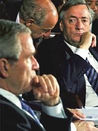 George W. Bush y Néstor Kirchner, durante la IV Cumbre de las Américas, en  noviembre de 2005 en Mar del Plata (Argentina) | Internacional | EL PAÍS