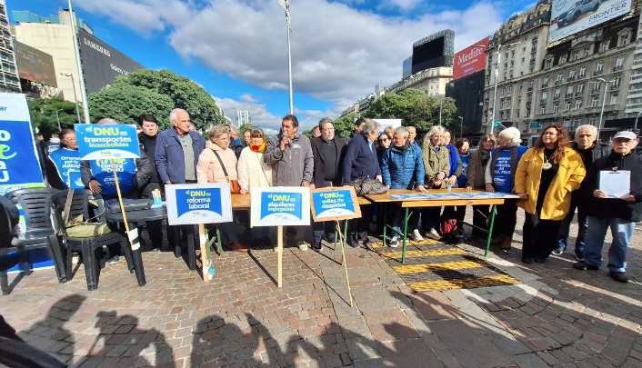 CTAA: LANZARON UNA CAMPAÑA PARA RECLAMAR LA DEROGACIÓN DEL DNU DE MILEI