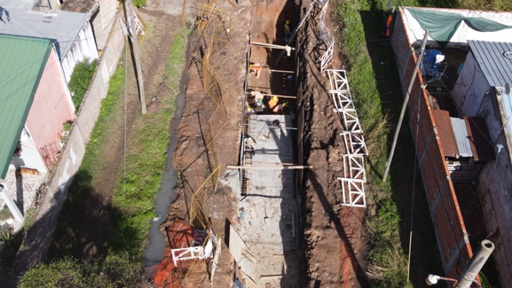 MERLO: AVANZA LA OBRA HIDRÁULICA DEL ARROYO TORRES Y ARROYO GRANADEROS