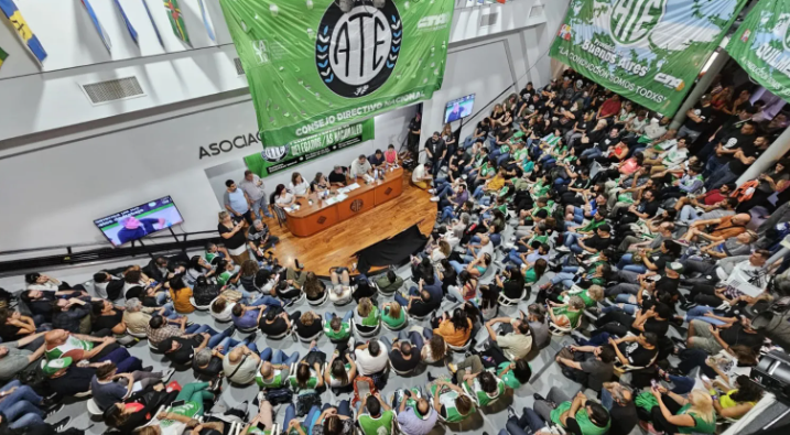 ATE ANUNCIÓ UNA JORNADA NACIONAL DE LUCHA CON MOVILIZACIÓN AL CONGRESO PARA ESTE JUEVES