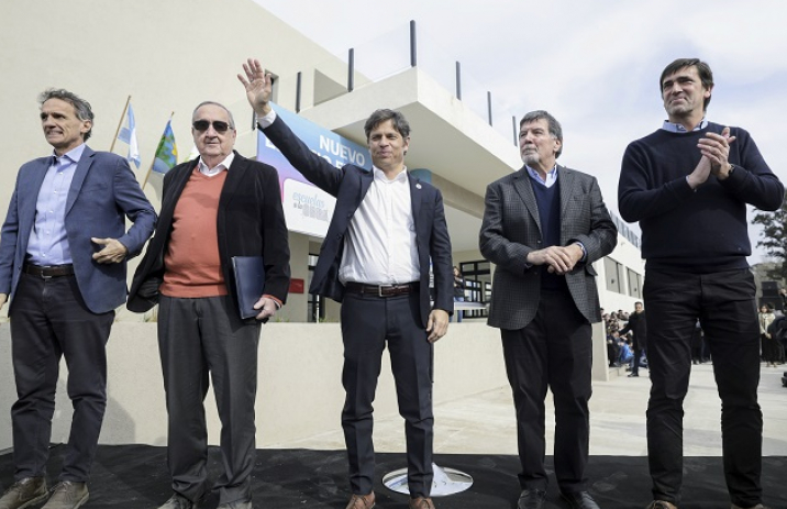 KICILLOF INAUGURÓ UN NUEVO COMPLEJO EDUCATIVO EN TANDIL