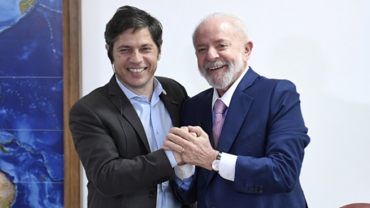 KICILLOF SE REUNIÓ CON EL PRESIDENTE LULA DA SILVA