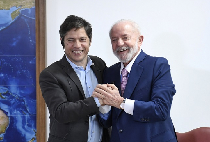 KICILLOF SE REUNIÓ CON EL PRESIDENTE LULA DA SILVA
