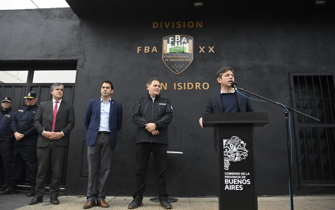KICILLOF INAUGURÓ LAS NUEVAS INSTALACIONES DE LA FUERZA BARRIAL DE APROXIMACIÓN EN SAN ISIDRO