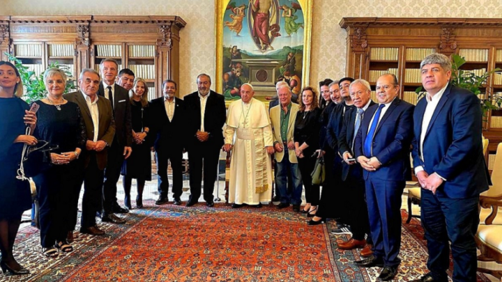EL PAPA FRANCISCO RECIBIÓ A LA CGT: “DIJO QUE QUIERE VENIR A LA ARGENTINA”, EXPRESÓ DAER