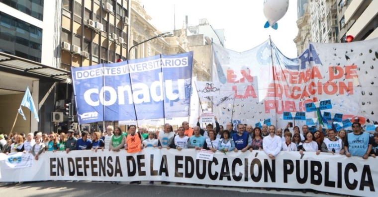 PARO NACIONAL UNIVERSITARIO ESTE JUEVES EN DEFENSA DEL SALARIO Y EL PRESUPUESTO
