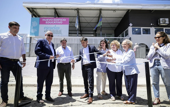 TANDIL: KICILLOF INAUGURÓ EL NUEVO EDIFICIO DEL JARDÍN DE INFANTES Nº912