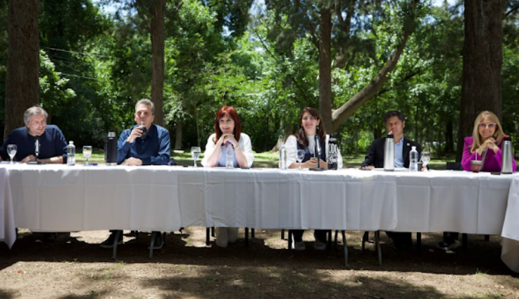 CRISTINA KIRCHNER, SERGIO MASSA Y AXEL KICILLOF ENCABEZARON UN ENCUENTRO DEL PJ EN MORENO