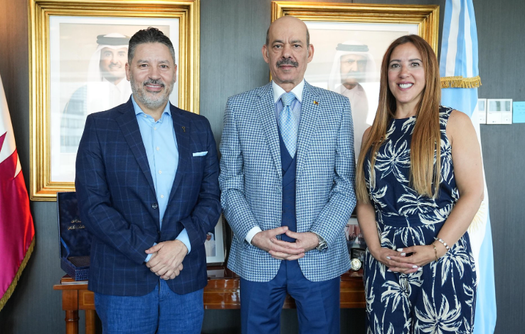 MERLO: GUSTAVO MENÉNDEZ SE REUNIÓ CON EL EMBAJADOR DE QATAR