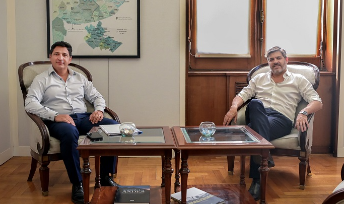 MARINUCCI SE REUNIÓ CON BIANCO PARA DEFINIR EL RUMBO DE LA GESTIÓN EN TRANSPORTE