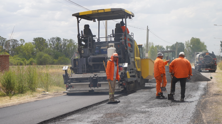 MERLO: CONTINÚAN LAS OBRAS EN MARIANO ACOSTA