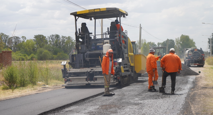 MERLO: CONTINÚAN LAS OBRAS EN MARIANO ACOSTA