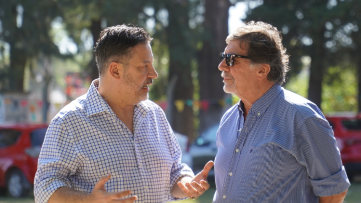 MERLO: SILEONI Y MENÉNDEZ VISITARON LA COLONIA Y LA ESCUELA DE VERANO