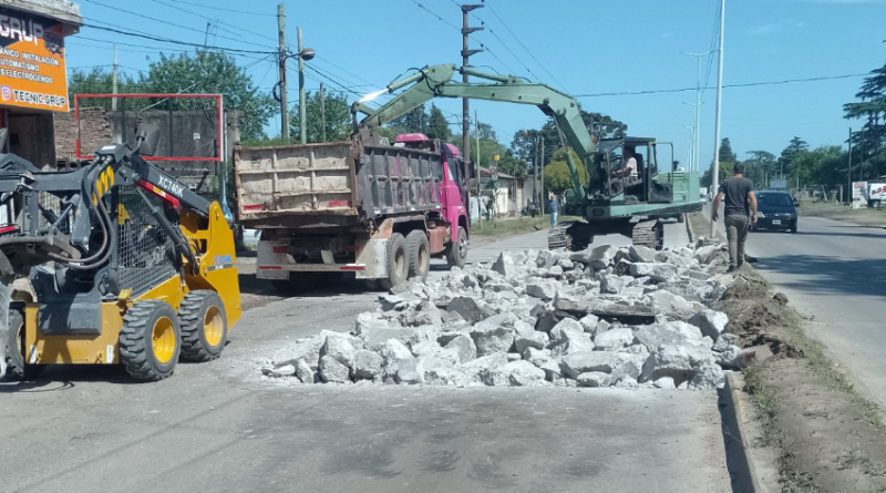 MERLO: RECONSTRUCCIÓN DE PAVIMENTO EN RUTA 21
