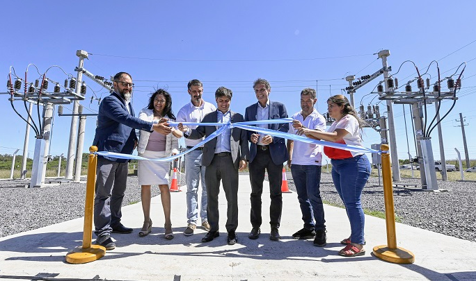 KICILLOF INAUGURÓ LA NUEVA ESTACIÓN TRANSFORMADORA DE MAR DEL SUD