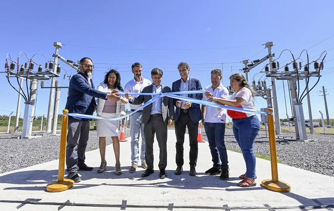 KICILLOF INAUGURÓ LA NUEVA ESTACIÓN TRANSFORMADORA DE MAR DEL SUD