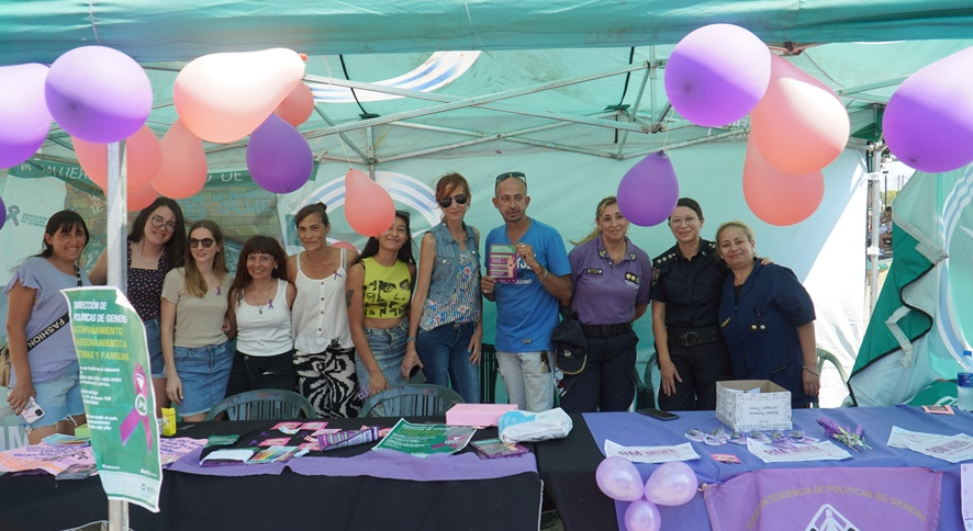 MERLO: REALIZARON UNA JORNADA DE REIVINDICACIÓN DE LOS DERECHOS DE LA MUJER