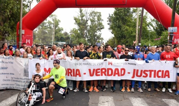 MÁS DE 5 MIL PERSONAS CORRIERON POR LA MEMORIA, LA VERDAD Y LA JUSTICIA EN MORÓN