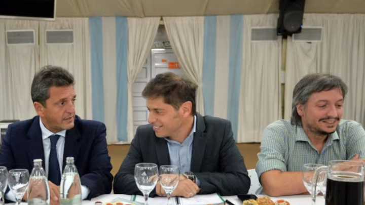 KICILLOF, MASSA Y MÁXIMO KIRCHNER SE REUNIERON POR LAS PRÓXIMAS ELECCIONES