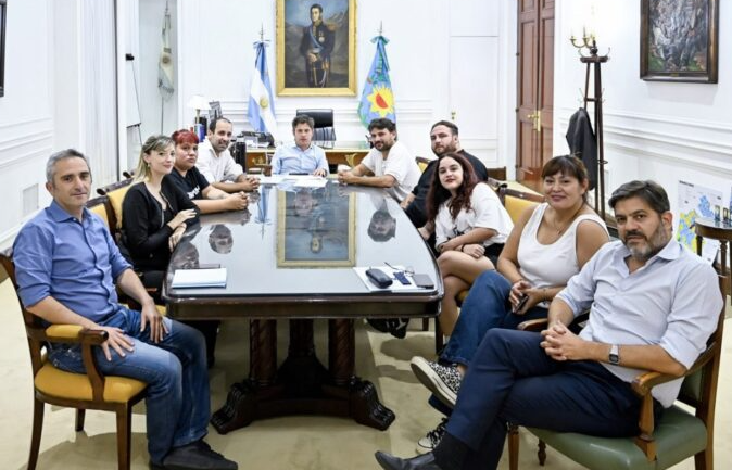KICILLOF RECIBIÓ A GRABOIS EN MEDIO DE LA FUERTE INTERNA PERONISTA