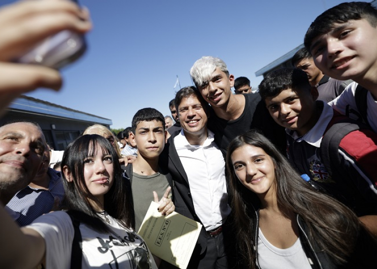 EDUCACIÓN:                  Kicillof inauguró el nuevo edificio de la Escuela Secundaria N° 43 de Morón