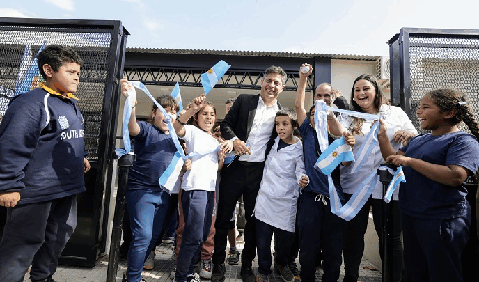 TRENQUE LAUQUEN: KICILLOF INAUGURÓ NUEVA INFRAESTRUCTURA EN MATERIA EDUCATIVA Y DE SEGURIDAD