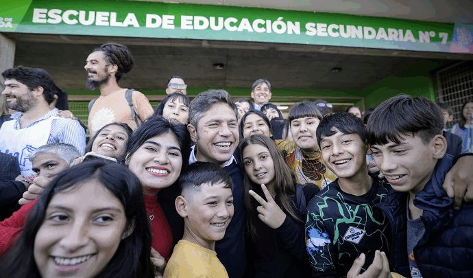 KICILLOF INAUGURÓ NUEVA INFRAESTRUCTURA EDUCATIVA EN ENSENADA