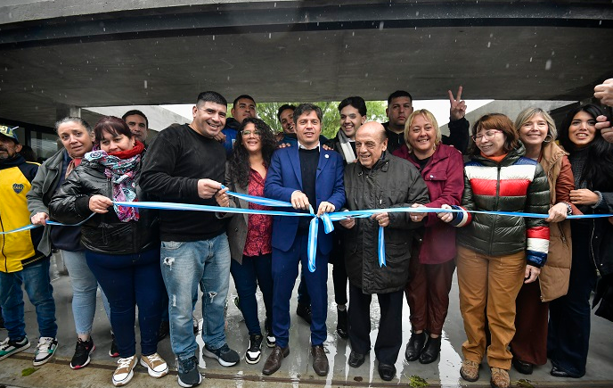 KICILLOF INAUGURÓ EL CLUB SOCIAL Y DEPORTIVO “ESTRELLA DEL NORTE” EN BERAZATEGUI