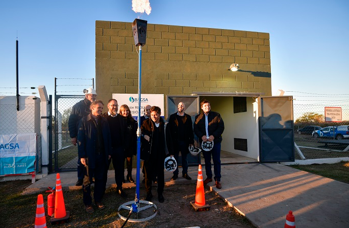 KICILLOF INAUGURÓ UN GASODUCTO QUE POTENCIA LA RED DE GAS NATURAL EN DAIREAUX