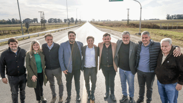 KICILLOF INAUGURÓ LA OBRA DE REPAVIMENTACIÓN DE LA RUTA PROVINCIAL N°31