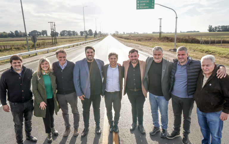 KICILLOF INAUGURÓ LA OBRA DE REPAVIMENTACIÓN DE LA RUTA PROVINCIAL N°31