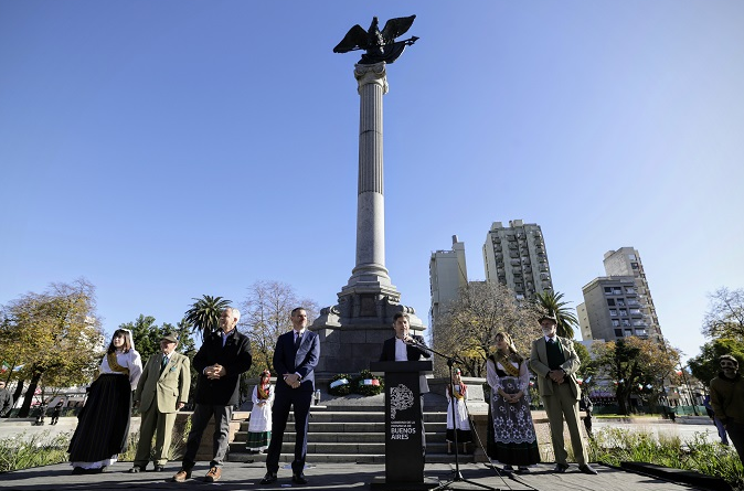KICILLOF Y ALAK INAUGURARON LAS OBRAS DE REMODELACIÓN DE PLAZA ITALIA