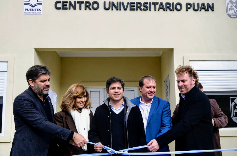 KICILLOF INAUGURÓ UN NUEVO CENTRO UNIVERSITARIO EN PUAN