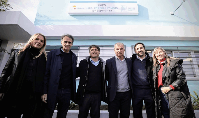 MONTE: KICILLOF INAUGURÓ EL NUEVO EDIFICIO DEL CENTRO DE ATENCIÓN PRIMARIA DE LA SALUD DEL BARRIO ESPERANZA