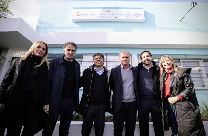 MONTE: KICILLOF INAUGURÓ EL NUEVO EDIFICIO DEL CENTRO DE ATENCIÓN PRIMARIA DE LA SALUD DEL BARRIO ESPERANZA