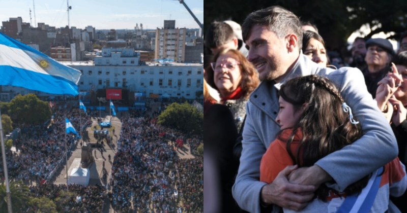 MORÓN: 4500 ESTUDIANTES PROMETIERON FIDELIDAD A LA BANDERA NACIONAL