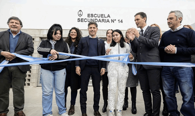 KICILLOF INAUGURÓ UN NUEVO POLO EDUCATIVO EN ALEJANDRO KORN: “SE VIENEN MOMENTOS MUY IMPORTANTES”