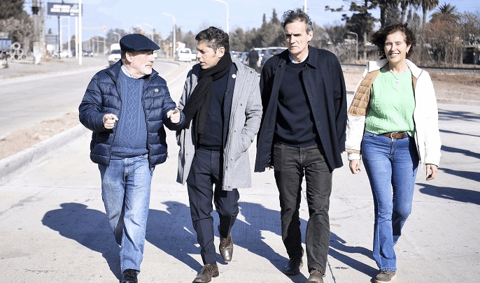 MARCOS PAZ: KICILLOF Y KATOPODIS HABILITARON UN TRAMO DE LAS OBRAS DE MEJORA DE LA RUTA PROVINCIAL N°40