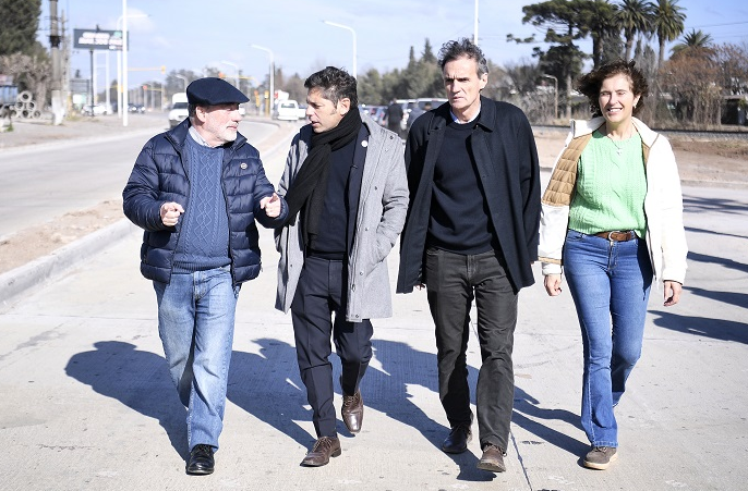 MARCOS PAZ: KICILLOF Y KATOPODIS HABILITARON UN TRAMO DE LAS OBRAS DE MEJORA DE LA RUTA PROVINCIAL N°40