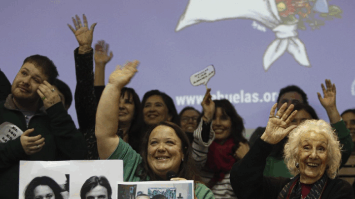 ABUELAS ANUNCIÓ LA RESTITUCIÓN DEL NIETO 140: “ES UN BÁLSAMO PARA SEGUIR, A PESAR DE LAS CIRCUNSTANCIAS”
