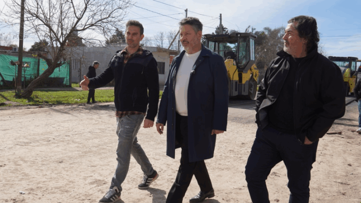 MERLO MEJORA LA AVENIDA ARGENTINA CON FONDOS MUNICIPALES