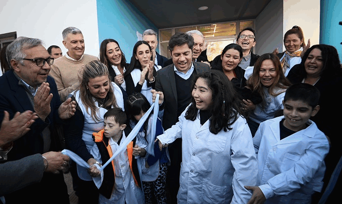 LA PLATA: KICILLOF INAUGURÓ EL NUEVO EDIFICIO DE LA ESCUELA DE EDUCACIÓN ESPECIAL N°536