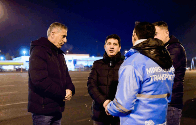 MARINUCCI AL FRENTE DE UN MEGAOPERATIVO DE ALCOHOLEMIA EN LA AUTOPISTA DEL OESTE