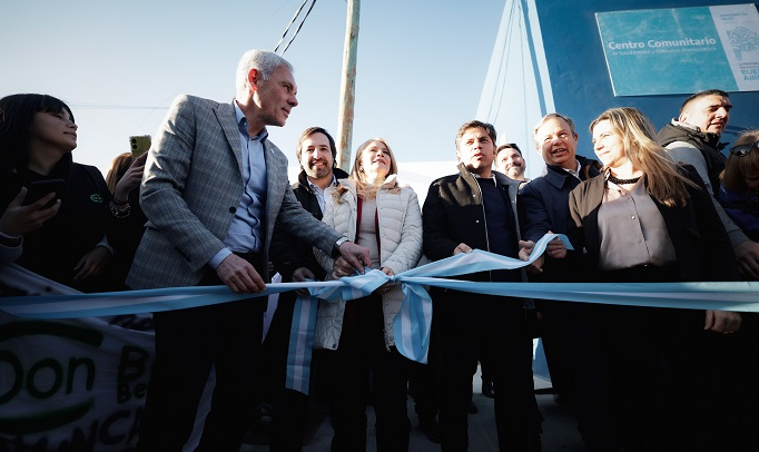 KICILLOF INAUGURÓ UN CENTRO COMUNITARIO DE SALUD MENTAL Y CONSUMOS PROBLEMÁTICOS EN BERISSO