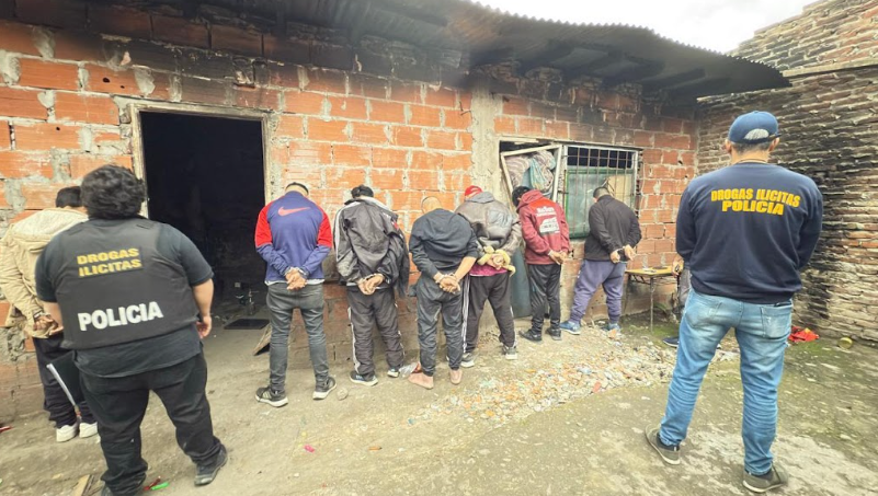 GRAN GOLPE AL NARCOTRÁFICO EN MERLO: DERRIBARON UN BÚNKER DE DROGAS Y HAY TRES DETENIDOS