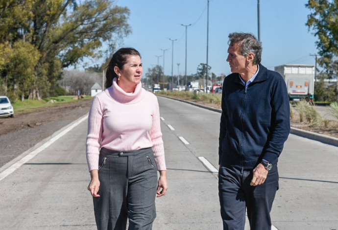 KATOPODIS RECORRIÓ OBRAS VIALES EN MORENO