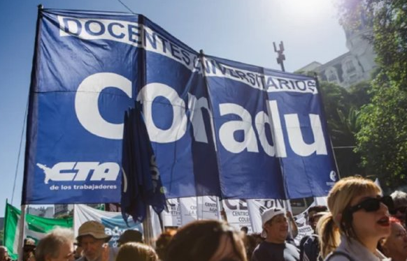 CONADU INICIA PLAN DE LUCHA CON PROTESTAS DE 48 HORAS SEMANALES