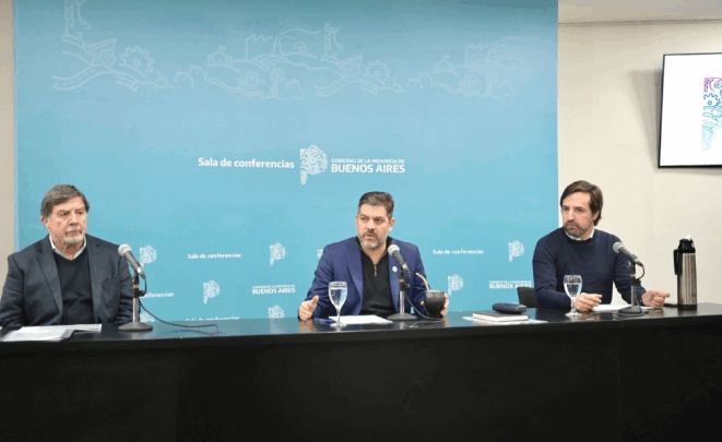 BIANCO, SILEONI Y KREPLAK BRINDARON UNA CONFERENCIA DE PRENSA