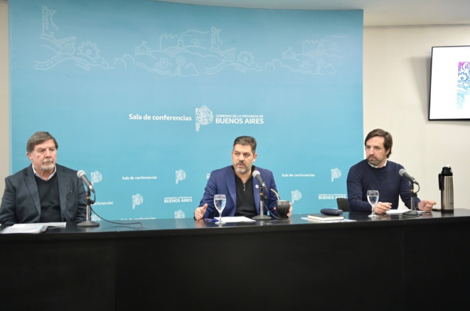 BIANCO, SILEONI Y KREPLAK BRINDARON UNA CONFERENCIA DE PRENSA