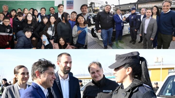 KICILLOF INAUGURÓ EL NUEVO EDIFICIO DE LA ESCUELA SECUNDARIA Nº48 EN MORÓN Y ENTREGÓ PATRULLEROS EN ITUZAINGÓ Y HURLINGHAM